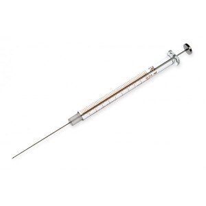50 µL Microliter Syringe Model 705 N, Cemented Needle, 22s gauge, 2 in, point style 2 with calibration certificate